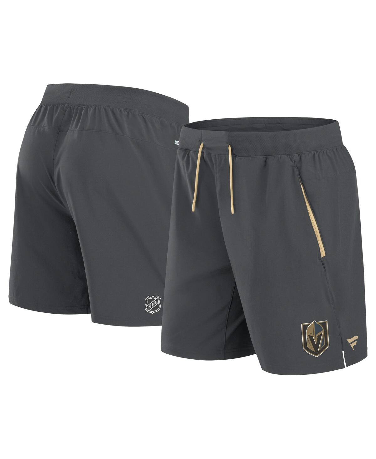 Men's Gray Vegas Golden Knights Authentic Pro Rink Performance Shorts - Gray