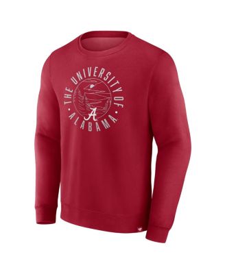 Men's Crimson Alabama Crimson Tide Destination Pullover Sweatshirt