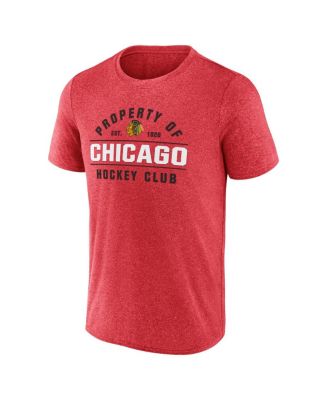 Men's Heather Red Chicago Blackhawks Property of T-Shirt