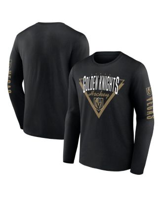Fanatics - Men's Black Vegas Golden Knights Headline Long Sleeve T-Shirt