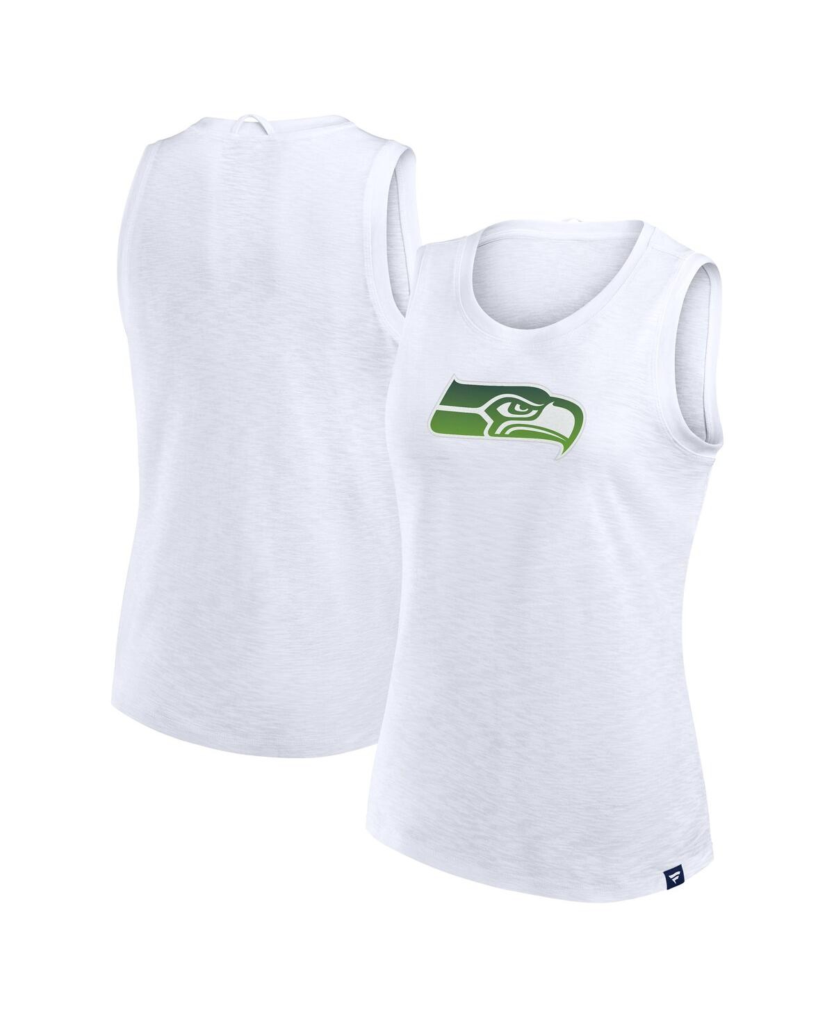 Fanatics Women's White Seattle Seahawks Slub Tank Top