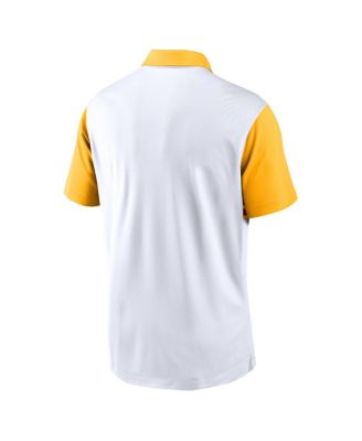 Men's White/Gold USC Trojans Athletic Prep Alt Logo Vapor Performance Polo Shirt