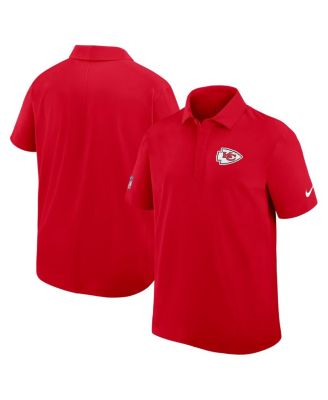 Nike - Men's Red Kansas City Chiefs Sideline City Pride Woven Performance Polo Shirt