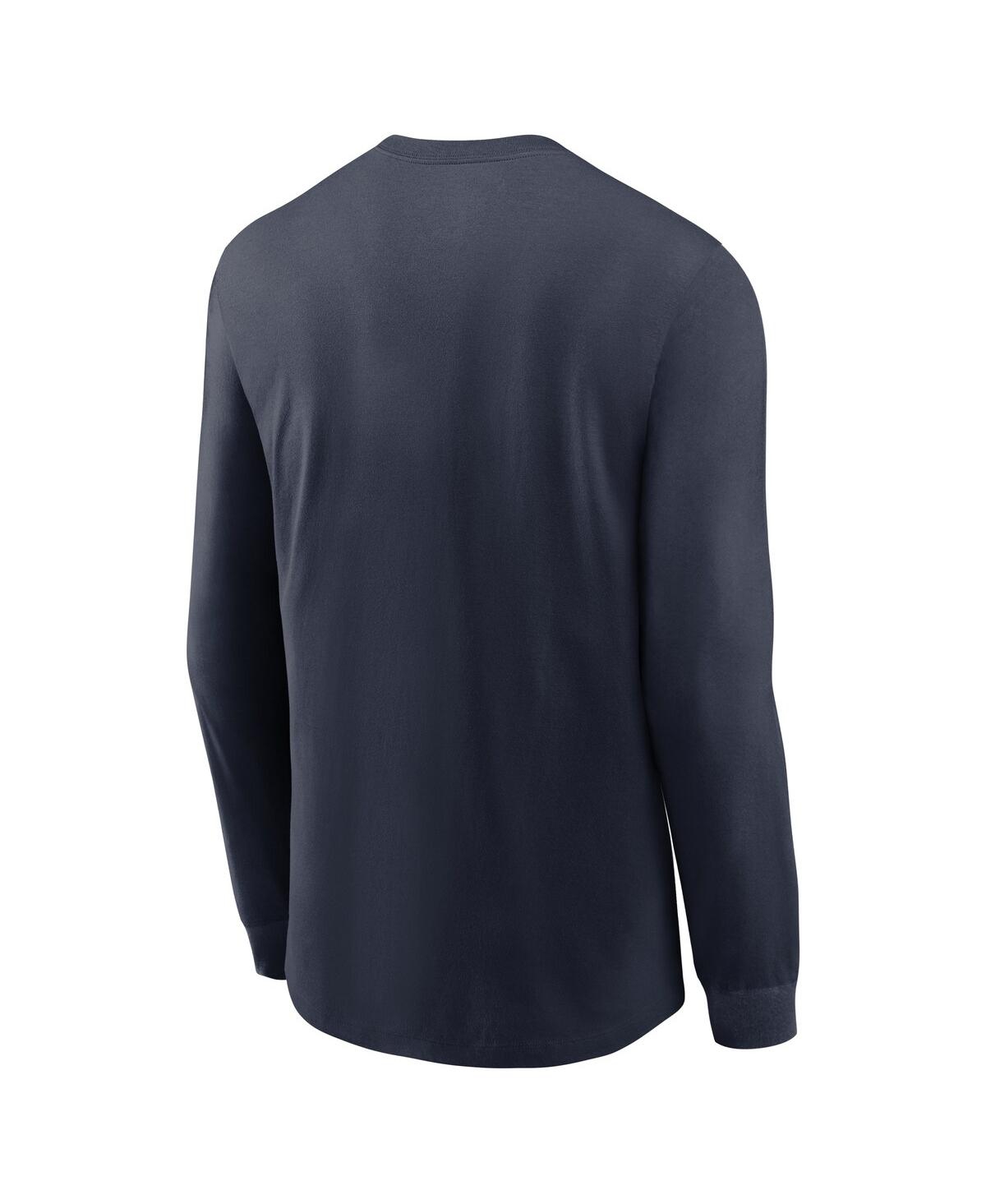 Nike Navy Dallas Cowboys Play To Win Essential Long Sleeve T-shirt In Blue