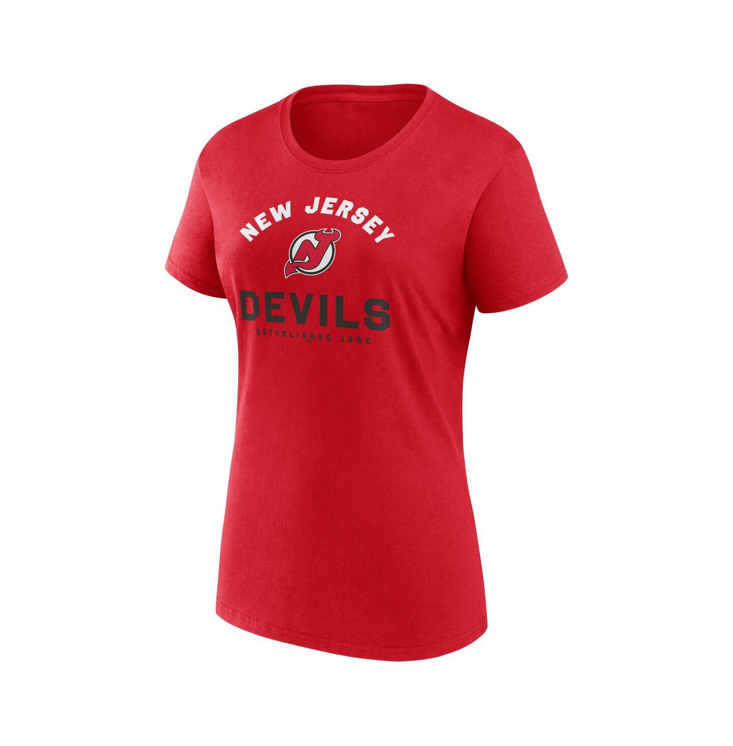 Женская футболка Logo Athletic Red New Jersey Devils Unrivaled — фото 2