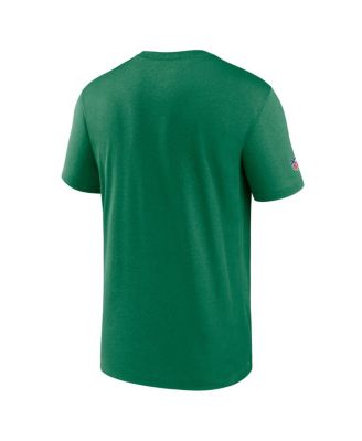 Men's Kelly Green Philadelphia Eagles Sideline Alt Pack Small Logo Legend Performance T-Shirt