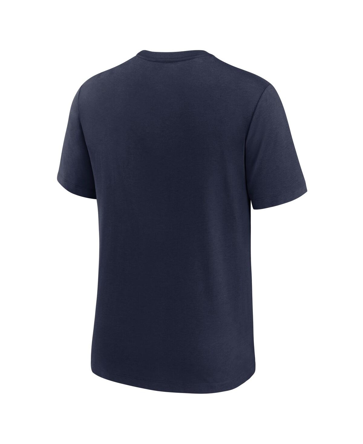 Nike Navy New York Giants Favorable Timeline Tri-blend T-shirt In Blue