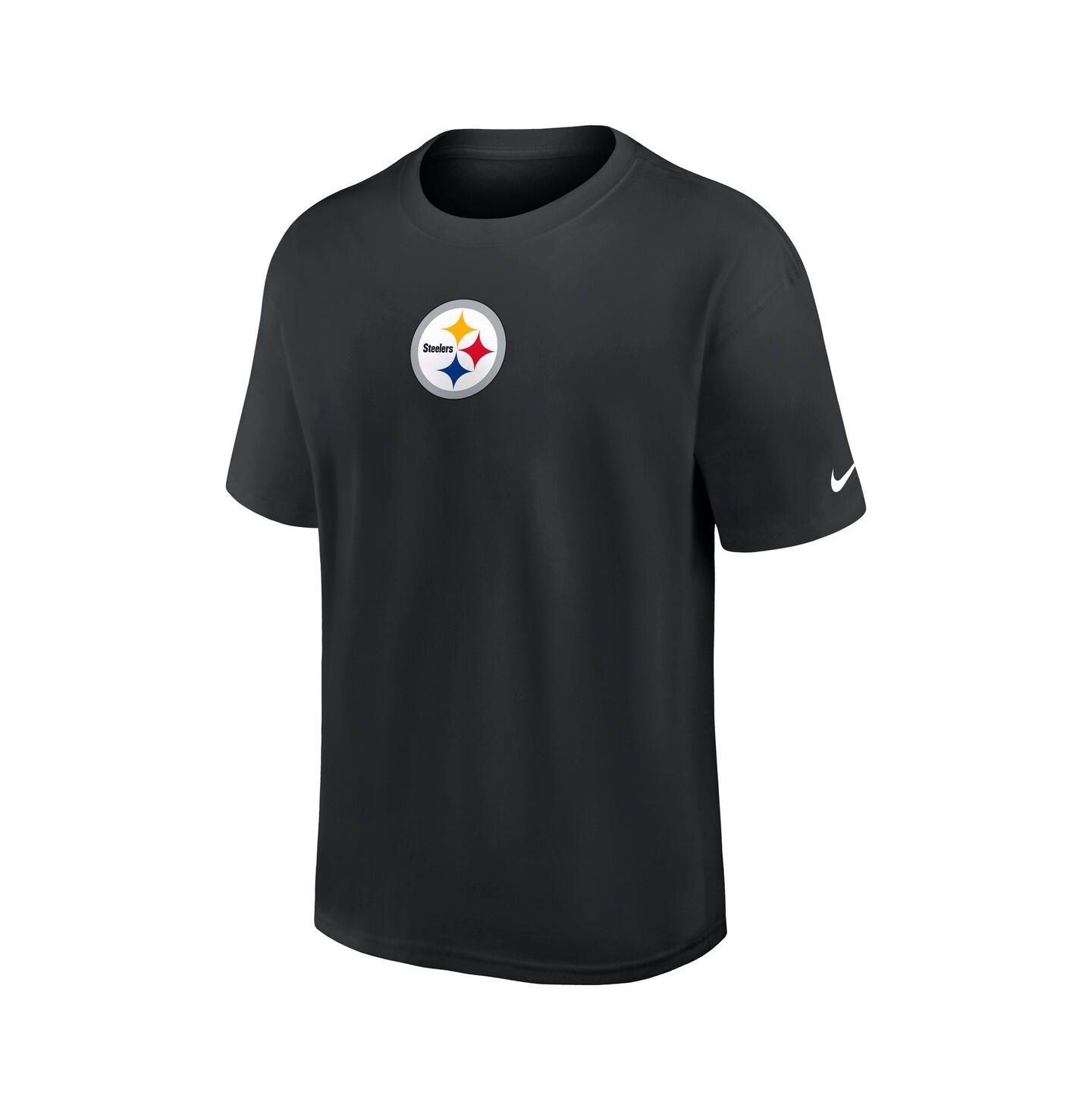 Мужская футболка Nike Black Pittsburgh Steelers Dominate the Game Essential Max90 — фото 2