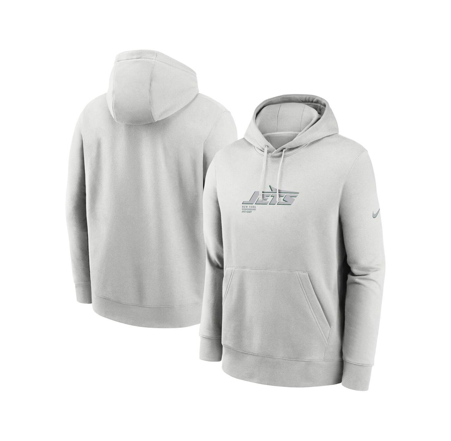 Men's Gray New York Jets Edge Pack French Terry Club Pullover Hoodie