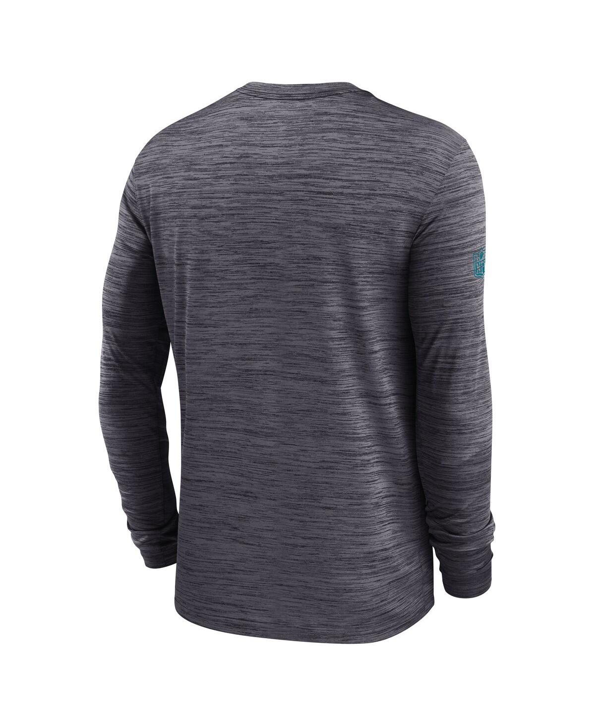 Nike Jacksonville Jaguars Sideline Team Issue Velocity  Men's Dri-fit Nfl Long-sleeve T-shirt In Gray