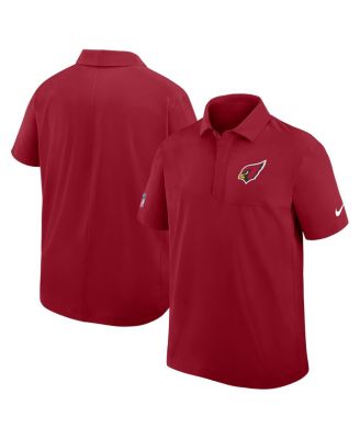 Nike - Men's Cardinal Arizona Cardinals Sideline City Pride Woven Performance Polo Shirt