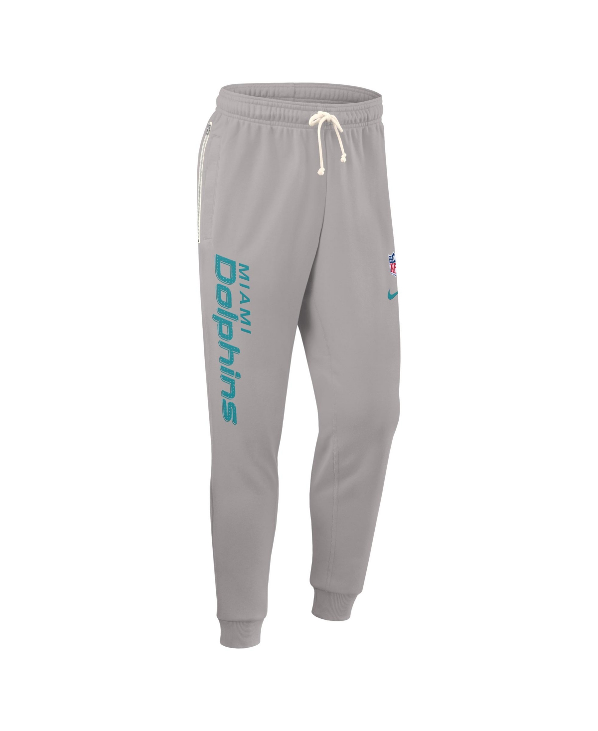 Nike Gray Miami Dolphins Sideline Standard Issue Ground Game Dri-fit Taper Pants In Gray