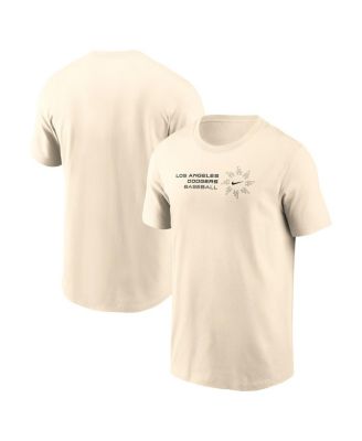 Nike - Men's Natural Los Angeles Dodgers Pinwheel Lockup T-Shirt