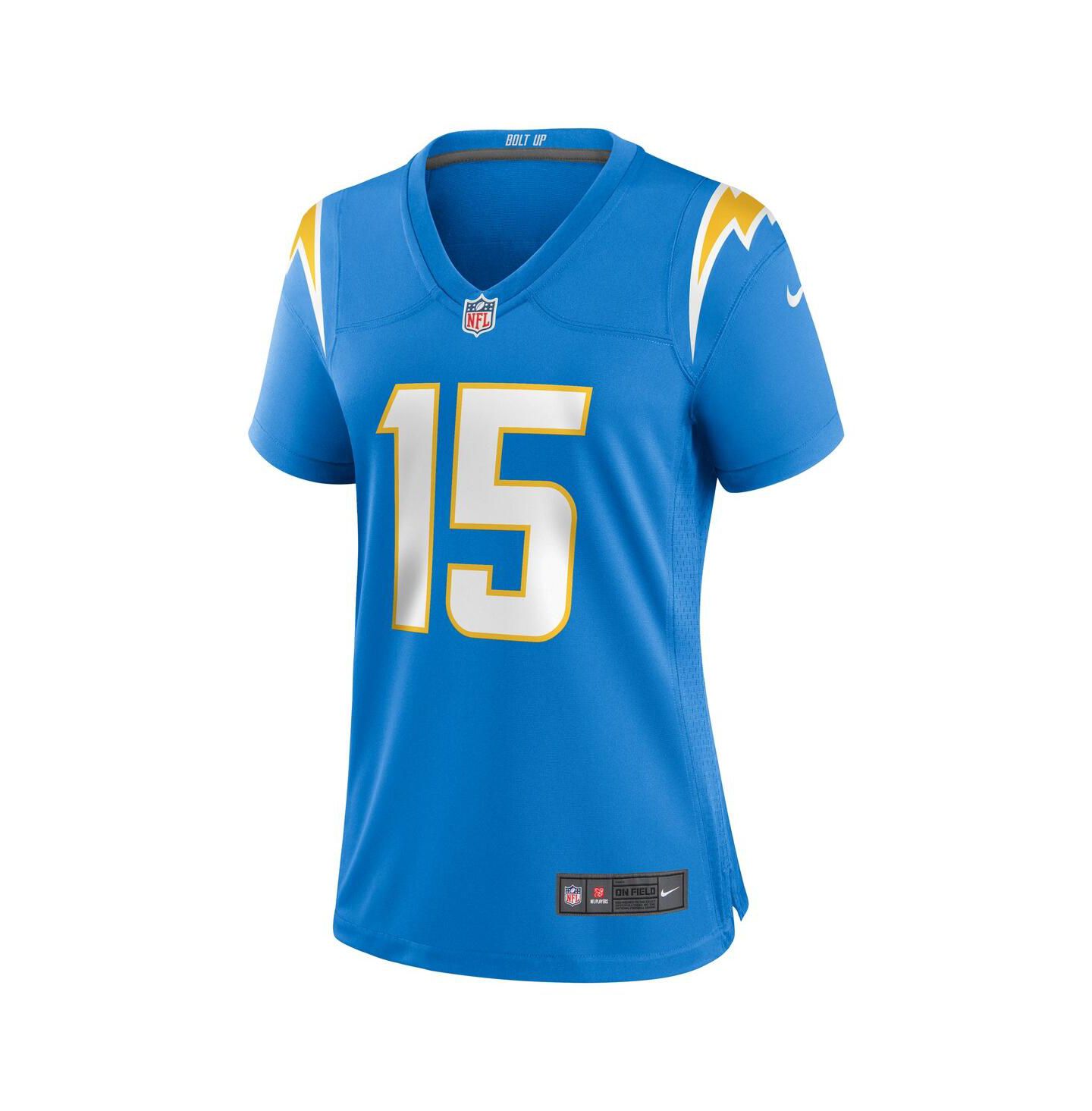 Женский топ Nike Ladd McConkey Powder Blue Los Angeles Chargers Game Jersey — фото 3
