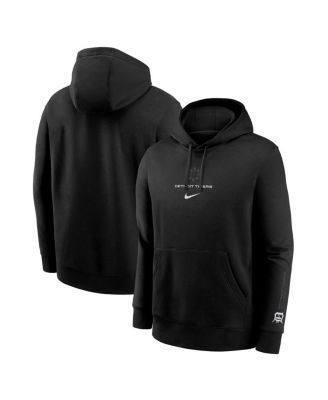 Nike - Men's Black Detroit Tigers Lights Out Club Fleece Pullover Hoodie
