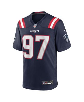 Men's Milton Williams Navy New England Patriots Game Player Jersey