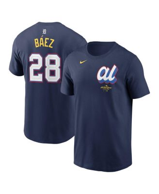 Nike - Men's Javier Baez Navy American League 2025 All-Star Edition Name Number T-Shirt