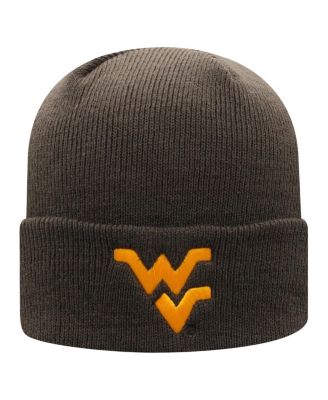 Top of the World - Men's Charcoal West Virginia Mountaineers Logo Cuffed Knit Hat