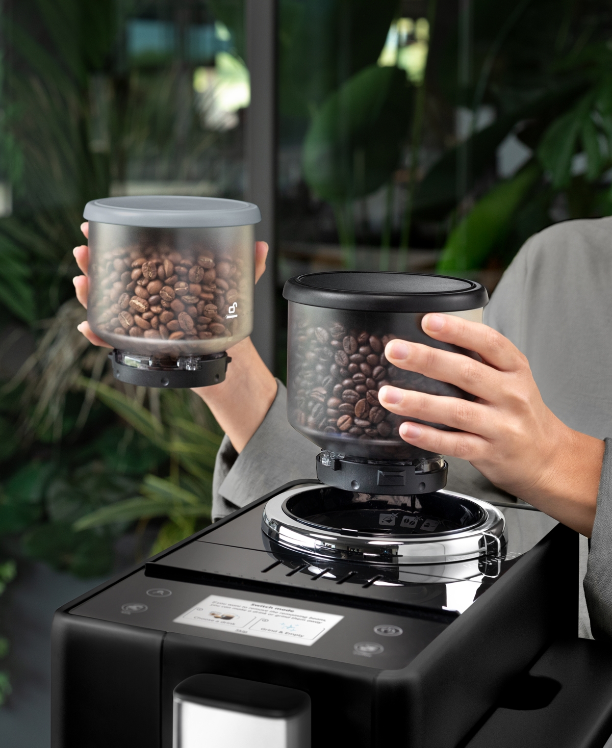 Delonghi Rivelia Automatic Espresso Machine In Black