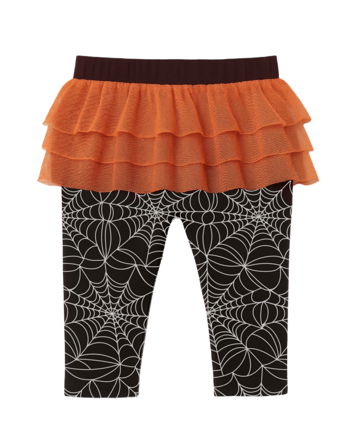 Disney Baby Girls Minnie Mouse Halloween Skeggings Set In Orange