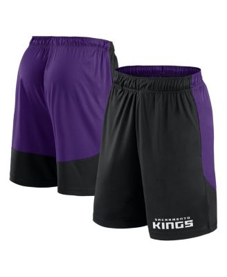 Logo Athletic - Men's Black Sacramento Kings Launch Performance Shorts