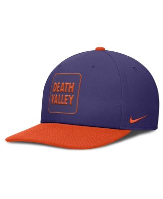 Nike - Men's Purple/Orange Clemson Tigers 2025 Sideline Campus Pro Local Snapback Hat