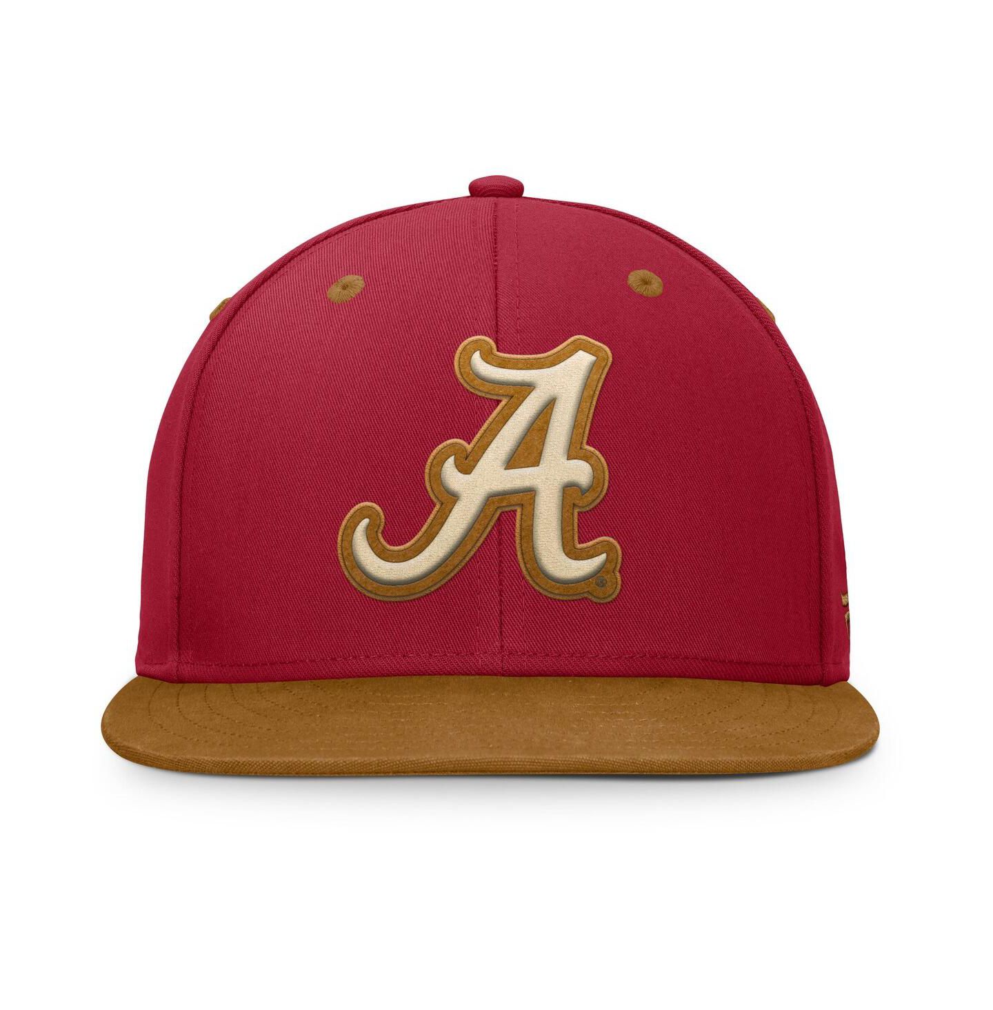 Мужская кепка Fanatics Crimson/Brown Alabama Crimson Tide Noboa Fitted Hat — фото 2