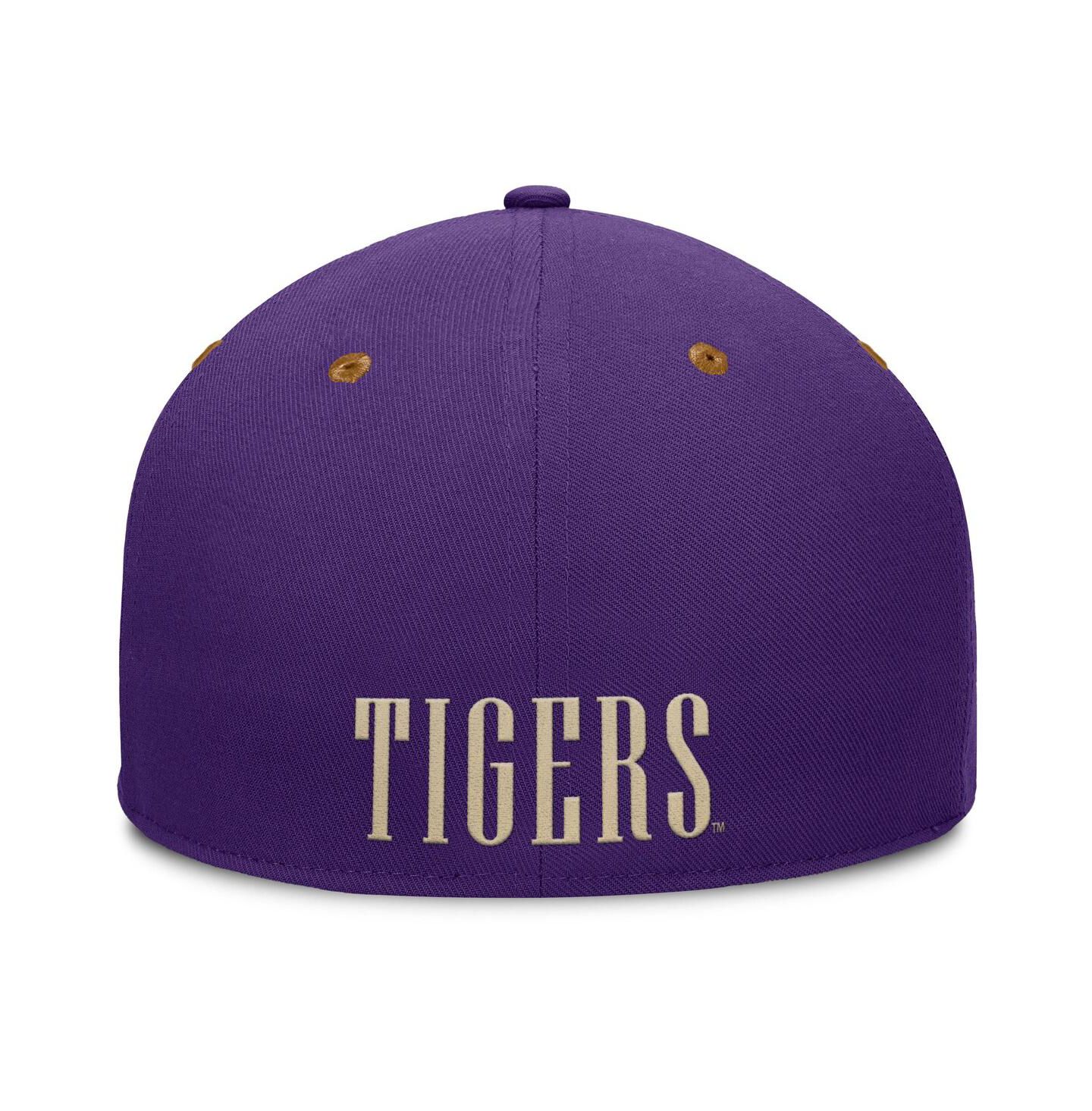 Мужская кепка Fanatics Purple/Brown LSU Tigers Noboa Fitted Hat — фото 4