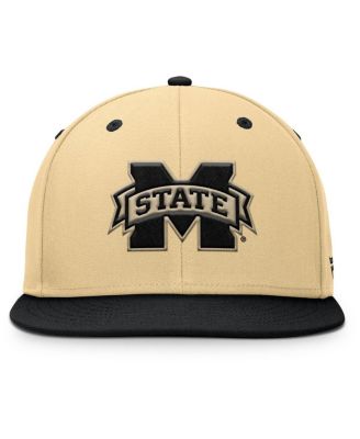 Men's Khaki/Black Mississippi State Bulldogs Balance Fitted Hat