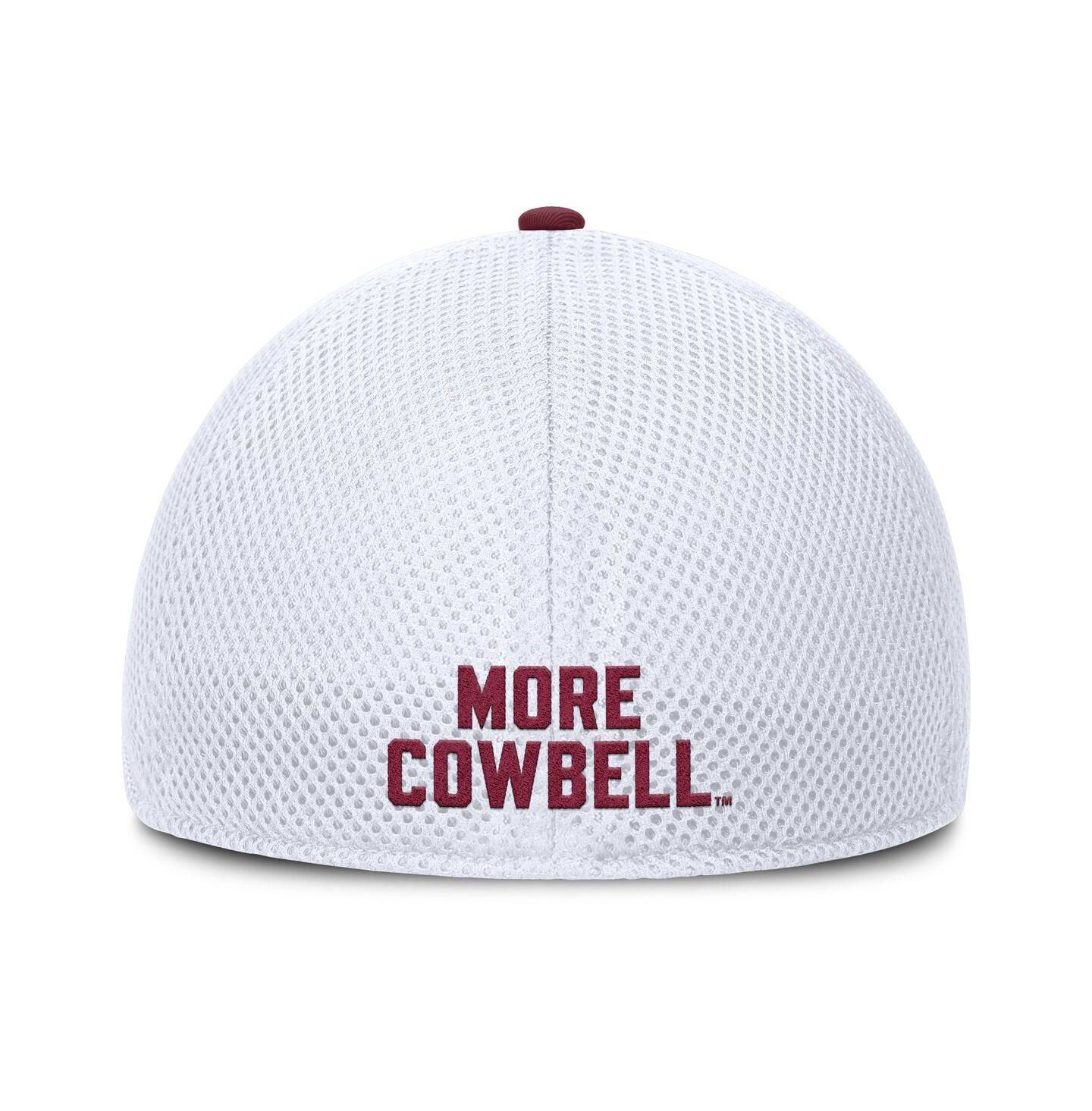 Мужская кепка Fanatics Heather Gray/White Mississippi State Bulldogs Trigger Flex Hat — фото 2