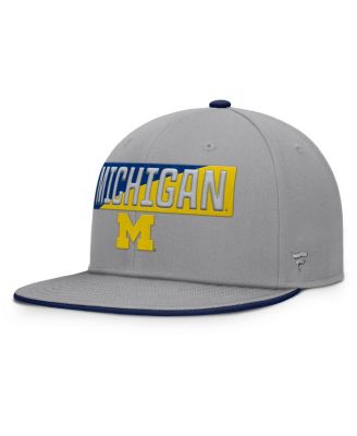 Fanatics - Men's Gray Michigan Wolverines Duo Snapback Hat