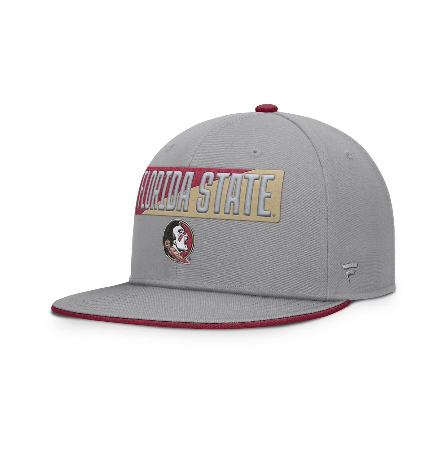 Мужские головные уборы Fanatics Gray Florida State Seminoles Duo Snapback Hat — фото 1