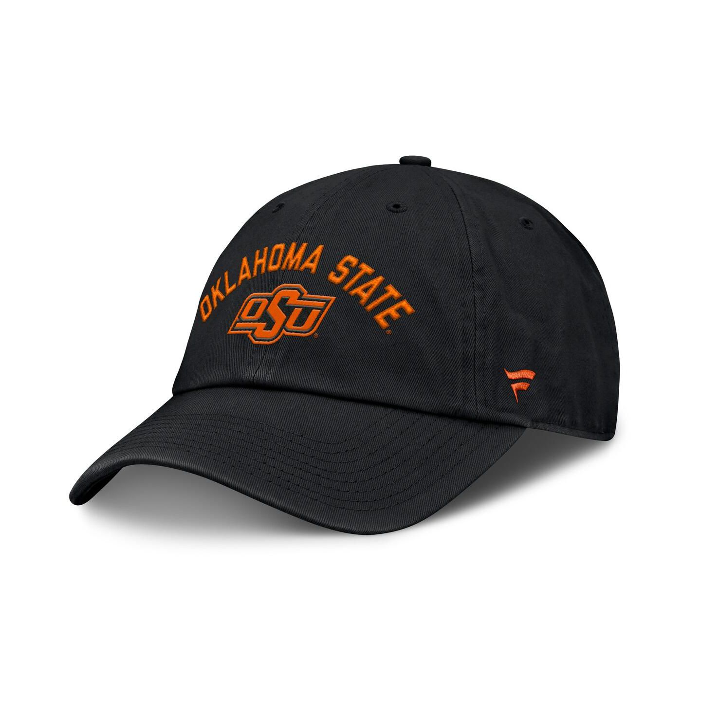 Мужская кепка Fanatics Black Oklahoma State Cowboys Myth Adjustable Hat — фото 1