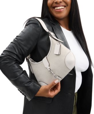 COACH Originals Hamptons Signature Jacquard Hobo Bag - Macy's