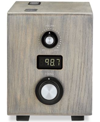 Precision Tone Silver Clock Radio