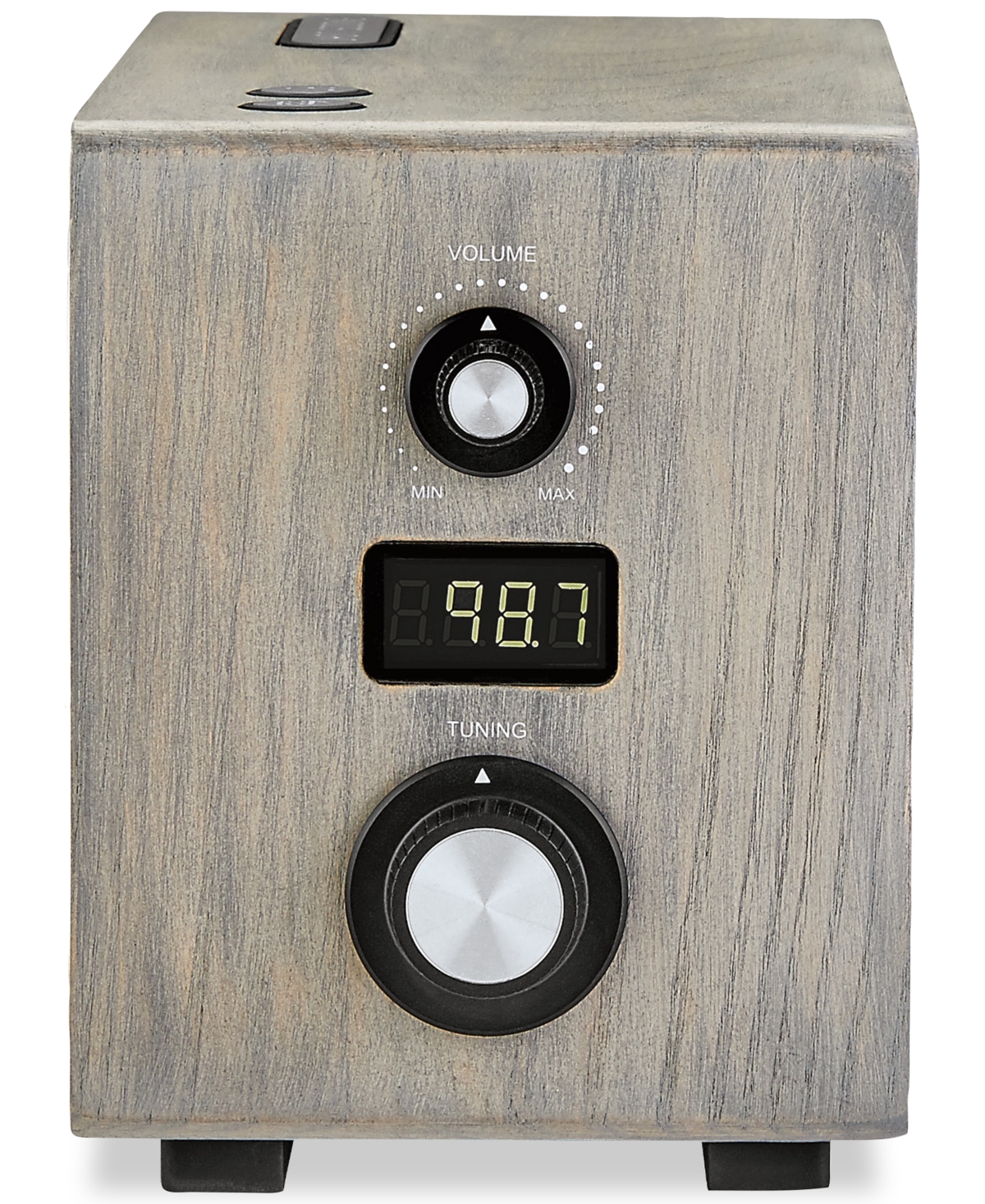 Bulova Precision Tone Silver Clock Radio