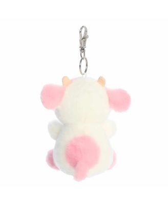 Mini Belle Strawberry Cow Palm Pals Adorable Clip-On White 4