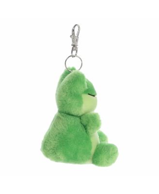 Mini Ribbits Frog Palm Pals Adorable Clip-On Green 4"