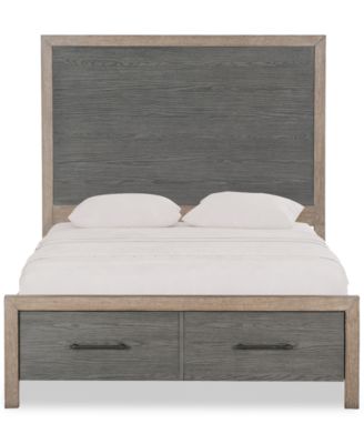 Portmore 3pc California King Storage Set (Panel Bed, Chest & 2-Drawer Nightstand with soft close drawers), Created for Macy's