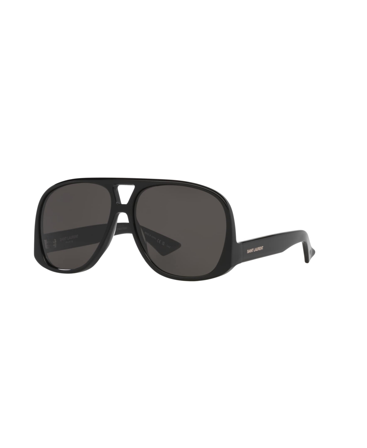 Saint Laurent Solace Acetate Aviator Sunglasses In Black