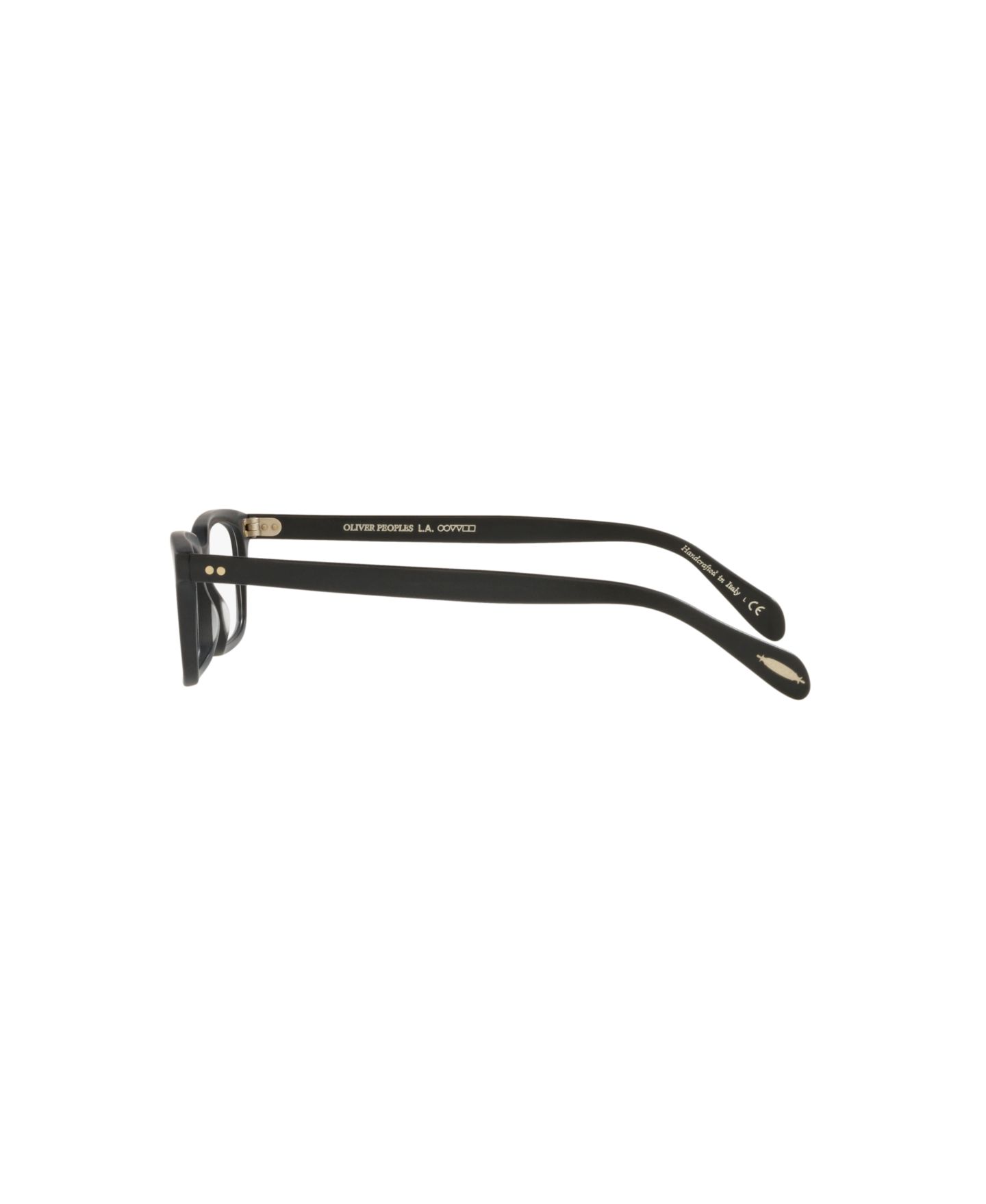 Мужские очки Oliver Peoples Man Rectangle Plastic OV5102 Denison Eyeglasses, цвет: Матовый чёрный — фото 3
