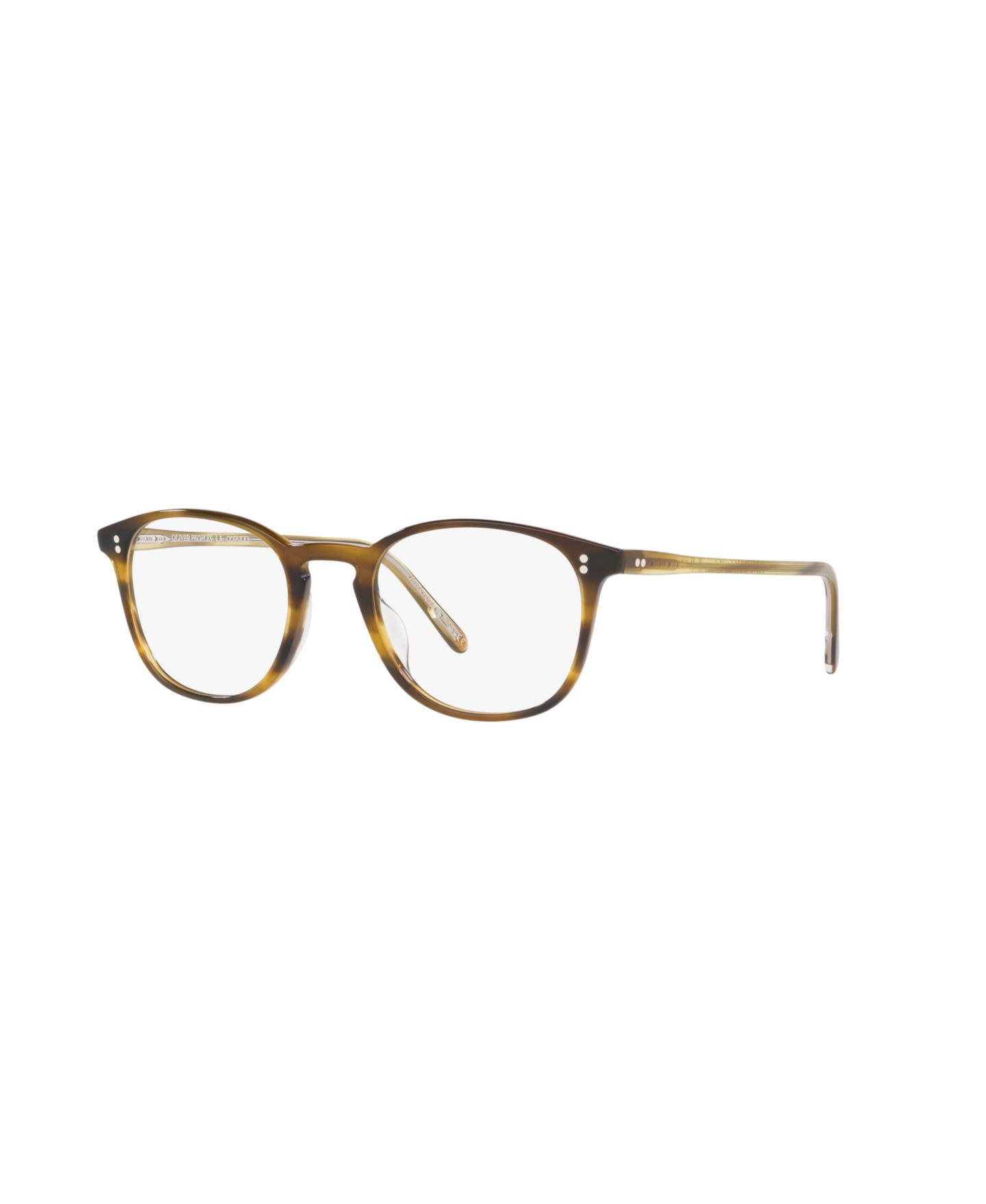 Мужские очки Oliver Peoples Man Square Plastic OV5397U Finley Vintage Eyeglasses, цвет: Матовый мох черепаховый — фото 1