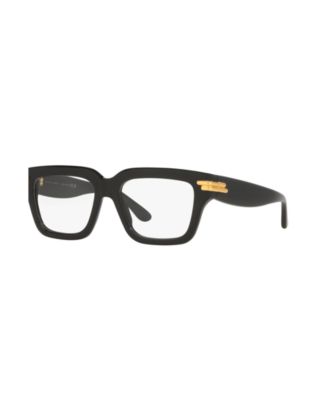 Bottega Veneta Unisex Rectangle Eyeglasses, 6J000452 - Black