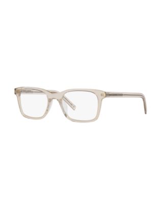 Man Rectangle Plastic SL 718 Slim Eyeglasses