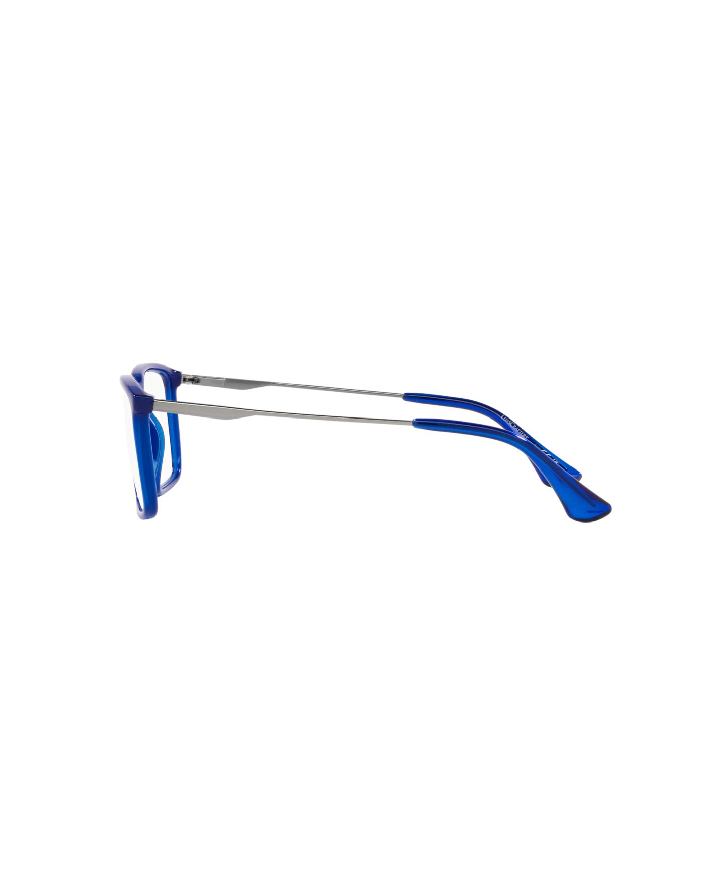Мужские очки LensCrafters Man Rectangle Plastic EC3501 Eyeglasses, цвет: Синий — фото 3