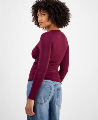 Women's Second Skin Crewneck Top, Macy's Exclusive 