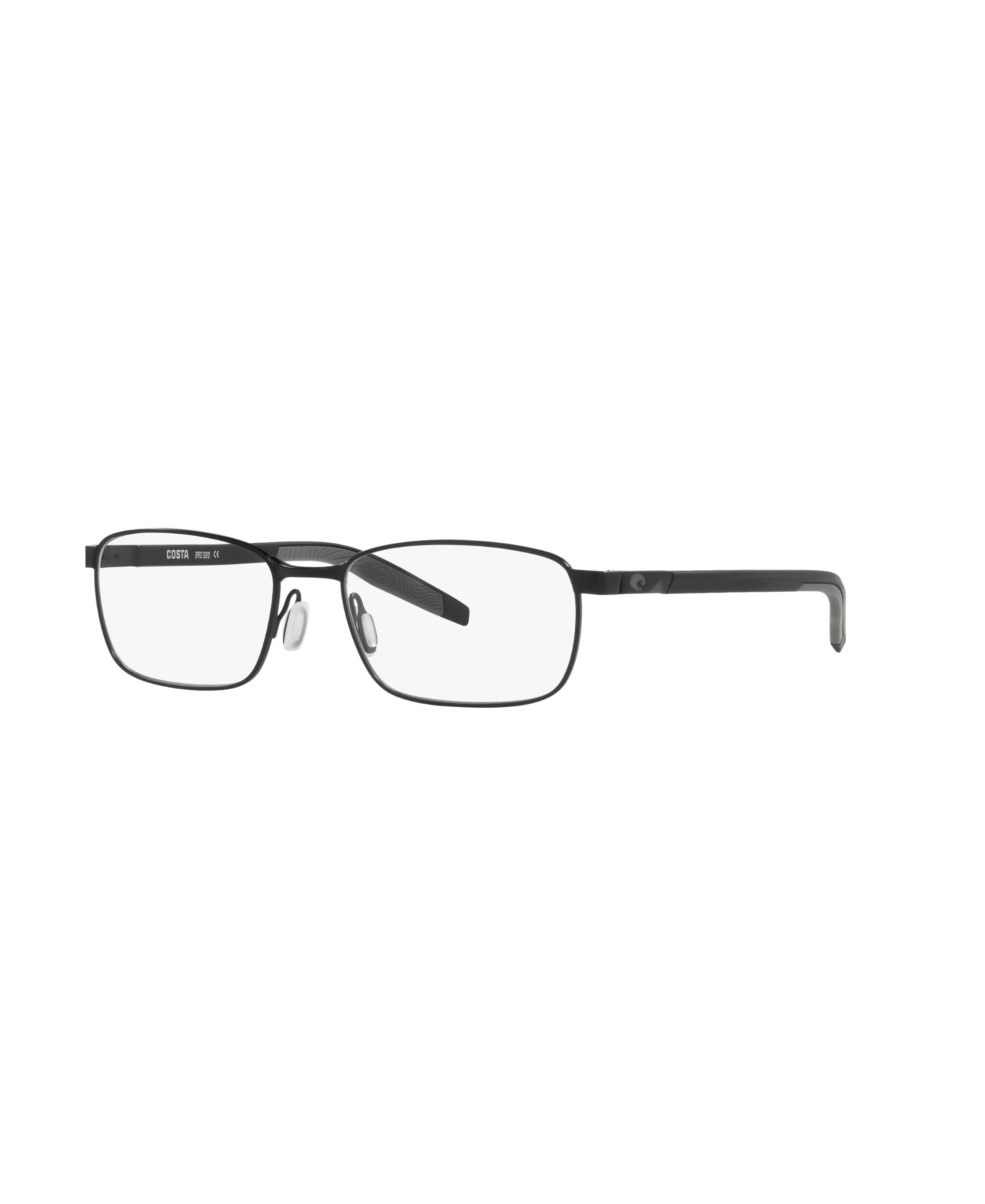 Мужские очки Costa Del Mar Costa Man Rectangle Metal 6A3016 Bimini Road 320 Eyeglasses, цвет: Чёрный — фото 1
