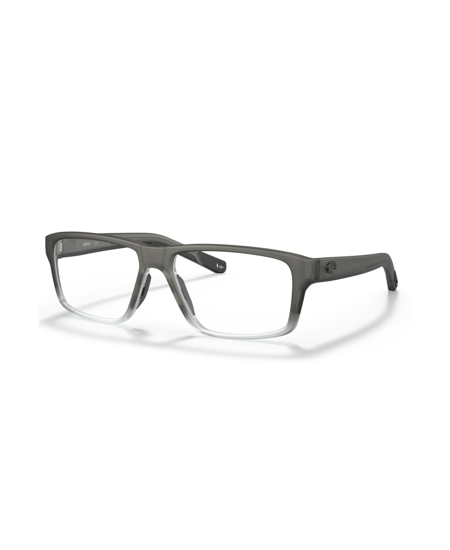 Мужские очки Costa Del Mar Costa Man Rectangle Plastic 6A8014 Ocean Ridge 400 Eyeglasses, цвет: Туманный серый — фото 1