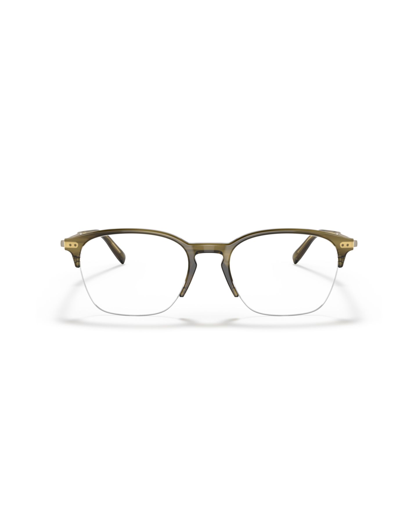 Мужские очки Giorgio Armani Man Panthos Plastic AR7210 Eyeglasses, цвет: Зелёный — фото 3
