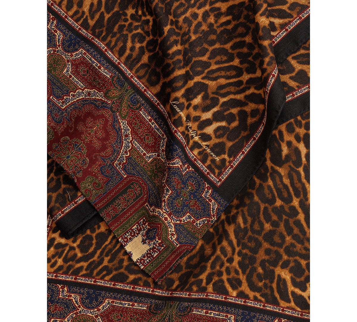 Lauren Ralph Lauren Animal Paisley Oblong Scarf